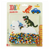 Pet Hama Strijkkralen Set Dino 1100 Stuks.