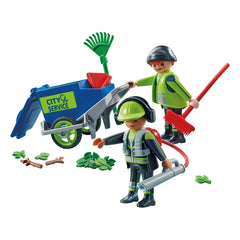 Playmobil City Action Figuren Set Schoonmaakteam - 71434