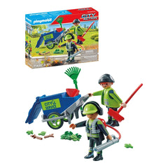 Playmobil City Action Figuren Set Schoonmaakteam - 71434
