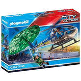 Playmobil City Action Politiehelikopter - Parachute Achtervolging - 70569