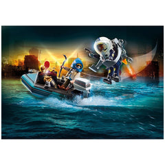 Playmobil City Action Politie Jetpack Arrest van de Kunstdief - 70782