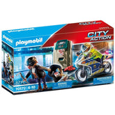 Playmobil City Action Politie Motorachtervolging Van De Geldrover - 70572