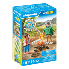 Playmobil My Life Kampvuur Met Marshmallows - 71513