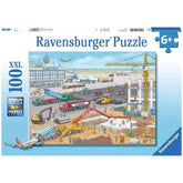 Ravensburger - Bouwplaats Op De Luchthaven - 100 Stukken - Puzzels