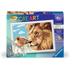 Ravensburger - CreArt Dieren Leeuw met Baby - Kunst & Ambachten