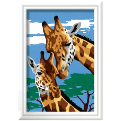 Ravensburger - Creart Cute Giraffes - Painting By Numbers - Arts & Crafts