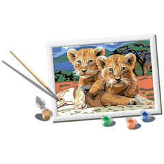 Ravensburger - Creart Little Lion Cube - Painting By Numbers - Arts & Crafts