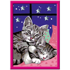 Ravensburger - Creart Sleepy Kitties - Painting By Numbers - Arts & Crafts