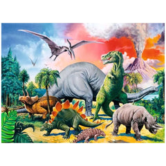 Ravensburger - Dinosaurussen - Tussen Dinosaurussen - 100 Stukken - Puzzels