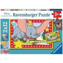 Ravensburger - Disney Classic - Avontuur Roept - 2x12 Stukken - Puzzels