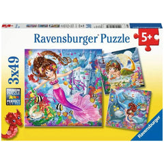 Ravensburger - Betoverende Zeemeerminnen - 3x49 Stukken - Puzzels