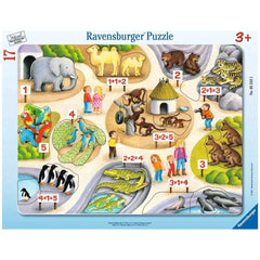 Ravensburger - Eerste Tel Tot 5 - 17 Stukken - Educatieve Puzzels