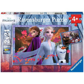 Ravensburger - Frozen - Frostige Avonturen - 2x24 Stukken - Puzzels