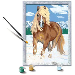 Ravensburger - Haflinger In De Sneeuw - Kunst & Ambachten