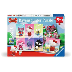 Ravensburger - Hallo Kitty - Avontuur in Kersendorp - 3x49 Stukken - Puzzels