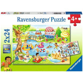 Ravensburger - Vrijetijd aan het Meer - 2x24 Stukken - Puzzels