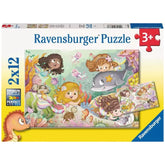 Ravensburger - Kleine Feeën en Zeemeerminnen - 2x12 Stukken - Puzzels
