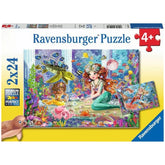 Ravensburger - Magische Zeemeerminnen - 2x24 Stukken - Puzzels
