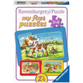Ravensburger - Mijn Eerste Puzzels - Dierenvrienden - 3X6 Stukken - Puzzels