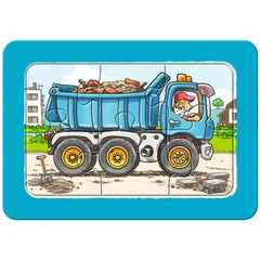 Ravensburger - My First Puzzles - Excavators Tractors And Dump Trucks - 3X6 Pieces - Puzzles