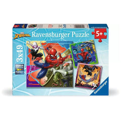 Ravensburger - Puzzel 3x49 Stukken Marvel Spider-Man - Puzzels