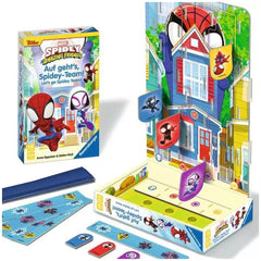 Ravensburger - Spidey And His Amazing Friends Lets Go Spidey Team - Board Game - Multi-Language Instructions