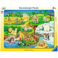 Ravensburger - Dierentuin Bezoek - 14 Stukken - Puzzels