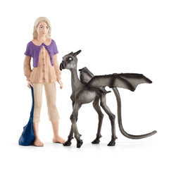 Schleich - Harry Potter - Luna Lovegood™ & Baby Thestral - Actie- en Speelgoedfiguren - 42636