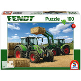 Schmidt Spiele - Fendt 724 Vario, Fendt 716 Vario met voorlader Cargo 4x85 100 Stuks - Puzzels