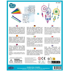 Sentosphere arts and crafts packaging features a blue design with "Art Creations" logo and vibrant color descriptions.