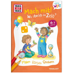 TESSLOFF - WAS IST WAS Mijn Wereld Doe Mee Waar Zit de Tijd - Educatief Speelgoed - Nederlandse Editie