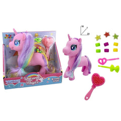 Toys Garden - Magische Eenhoorn Styling Pop Set - Poppen Speelsets Speelfiguren
