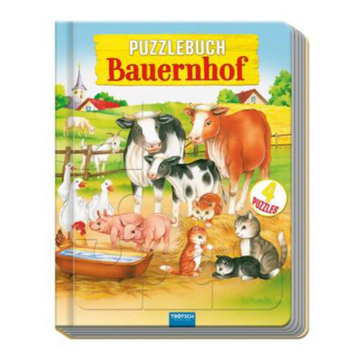 TROTSCH - Boerderij Puzzelboek Puzzels - Duitse Editie