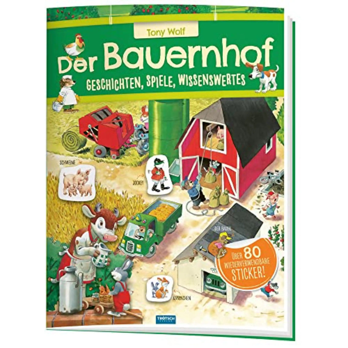 TROTSCH - Sticker Book The Farm Books - German Edition