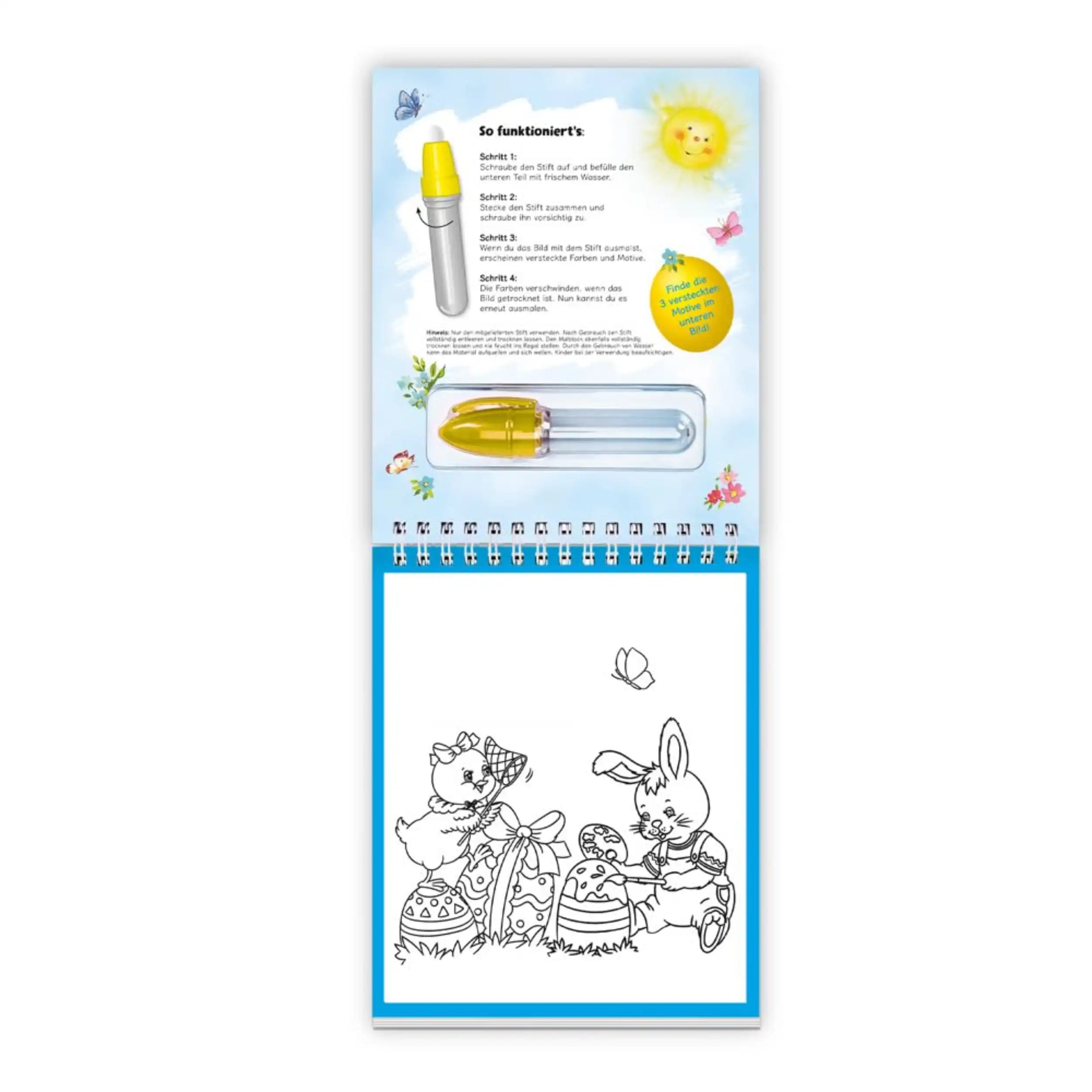 TROTSCH Easter Watercolour Fun Arts & Crafts packaging features colorful designs, a bunny illustration, and German text.