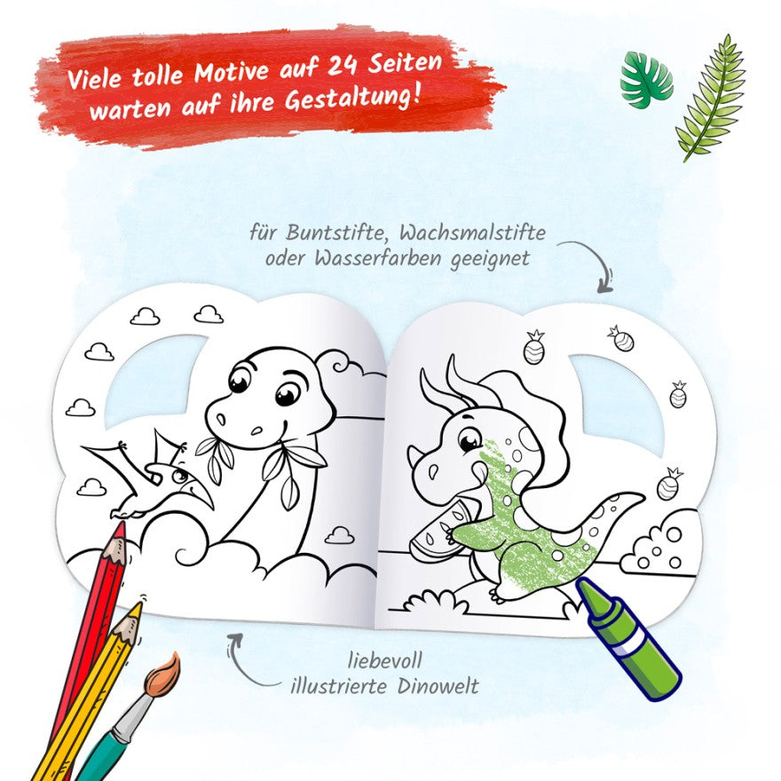 TROTSCH - Dino Kleurenplezier Kunst & Ambachten - Duitse Editie