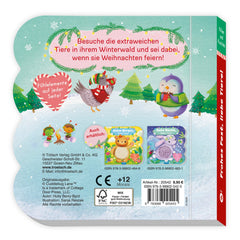 Trötsch Verlag - Books - Frohes Fest, liebe Tiere - Sensory Board Book - 1 Year - Christmas Gift