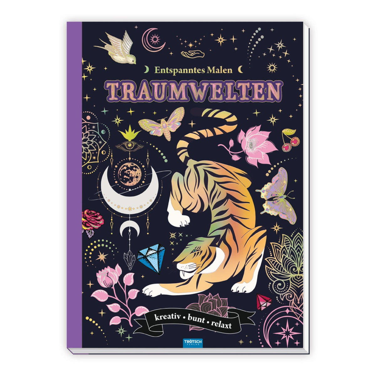 Trötsch Verlag - Boeken - Entspanntes Malen Traumwelten Kleurboek - 6+ Jaar - Ontspanning