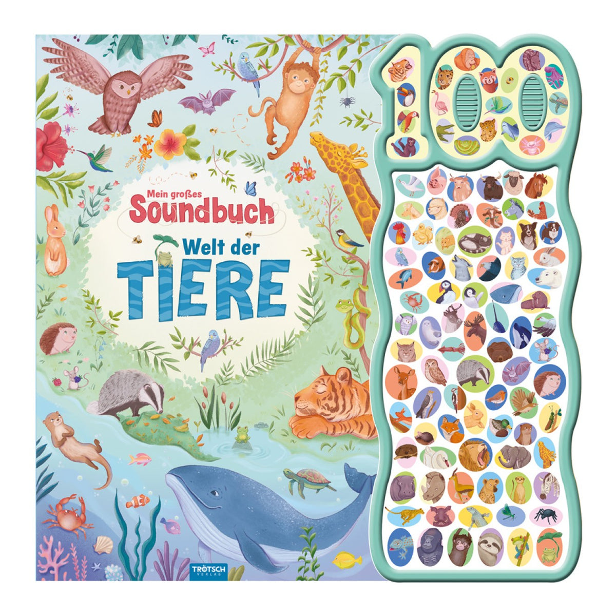 Trötsch Verlag - Boeken - Mijn Groot Geluidsboek - Dierengeluiden - 3 Jaar - Educatief