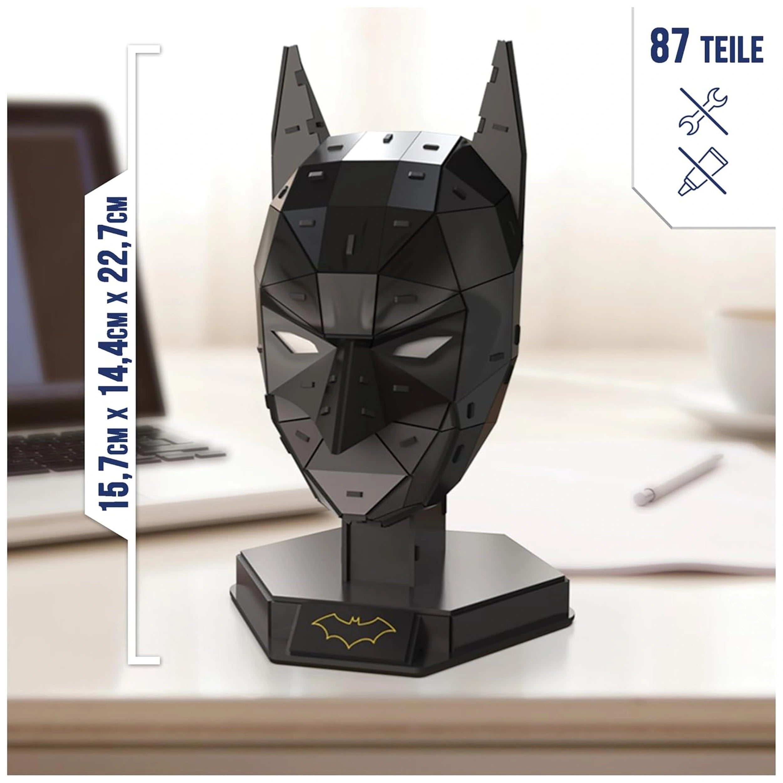 4D Build DC Batman Mask 3D Puzzle Model Kit 90 Pcs Construction Set