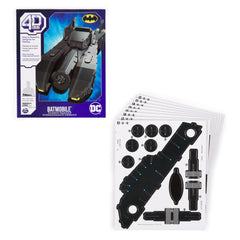 4D Build DC Batman Retro Batmobile 3D Puzzle Model Kit 202 Pcs Construction Set