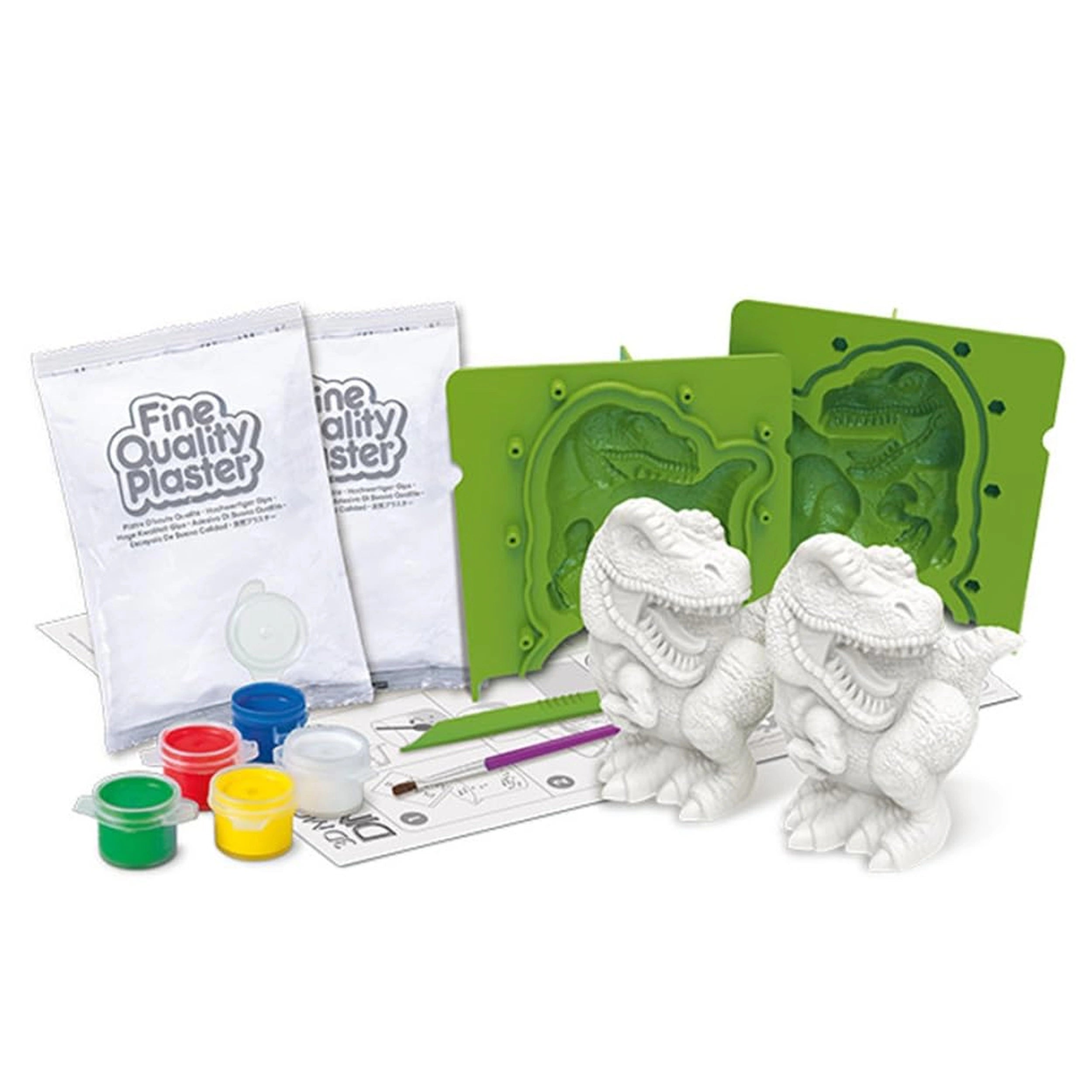 4M - 3D Mould & Paint Dinosaurussen - Kunst & Ambachten