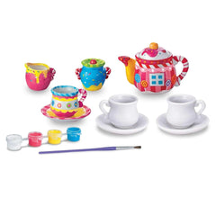 4M - Creative Craft - Paint Your Own Mini Tea Set - 8 - 4M04541