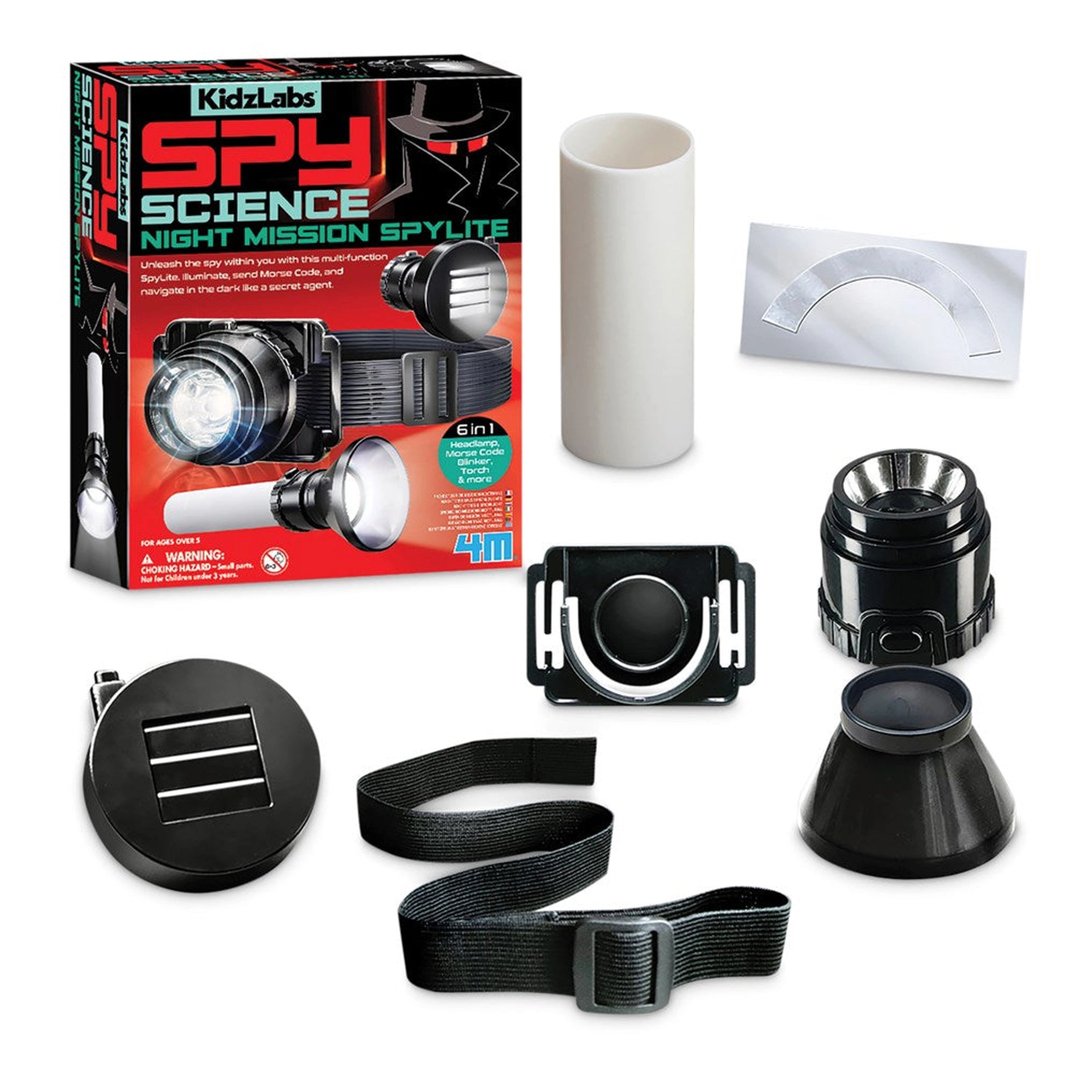 4M - KidzLabs Spy Science Nachtmissie Spylite - Speelsets
