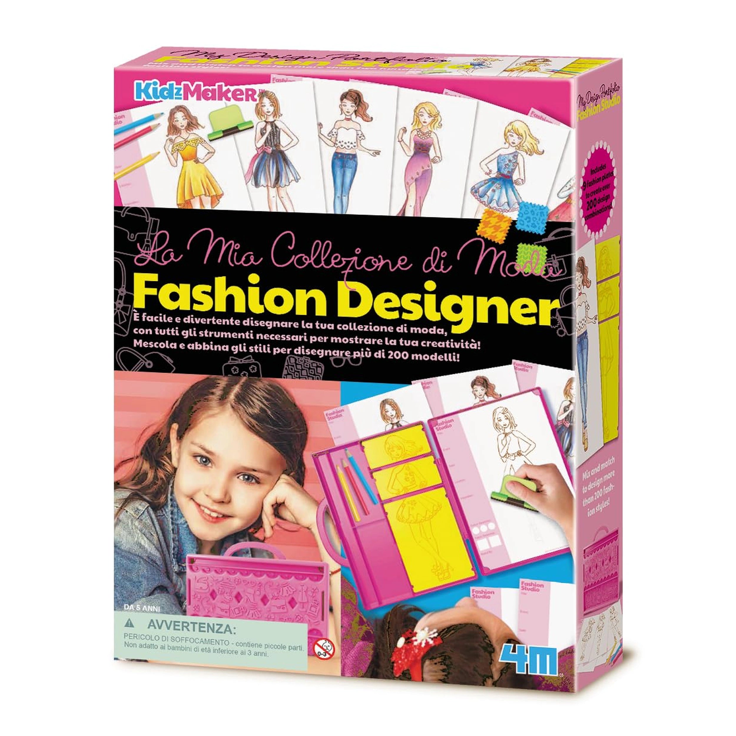 4M - KidzMaker - My Design Portfolio Fashion Studio - Arts & Crafts
