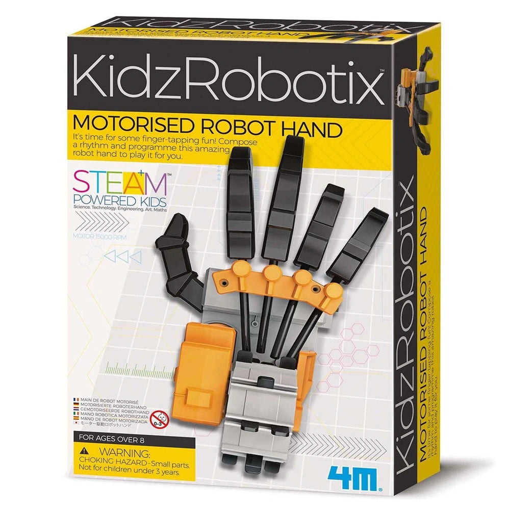 4M - KidzRobotix Gemotoriseerde Robot Hand - Robot Speelgoed - 8 - Leuk Project - 4M03407