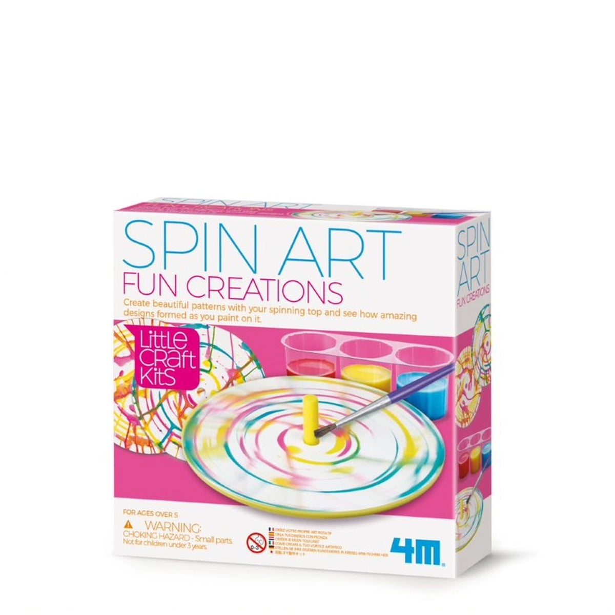 4M - Kleine Craft Spin Art Plezier Creatie Kunst & Ambachten