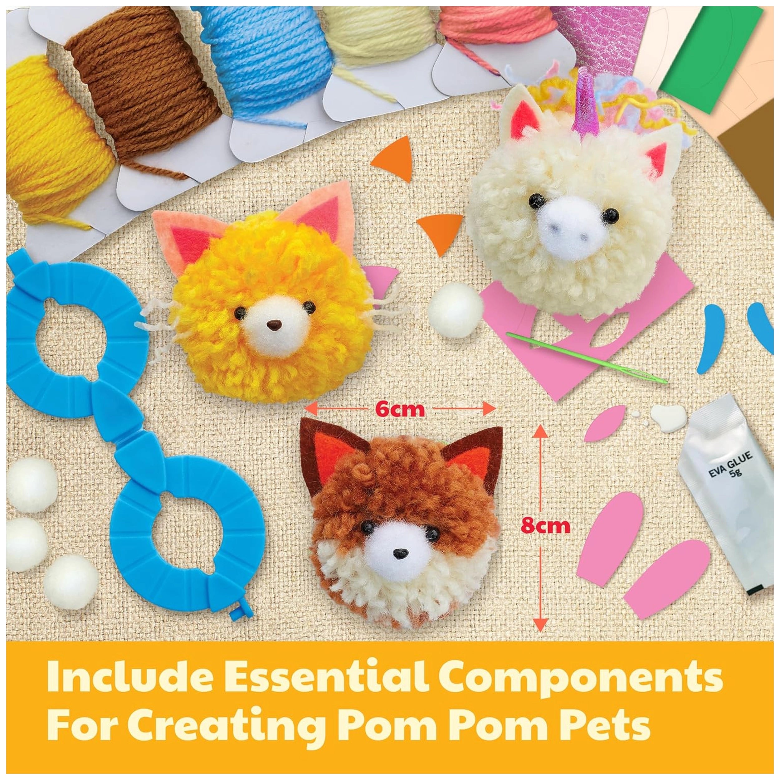 4M - Maak-je-eigen-pompon - Knutselen