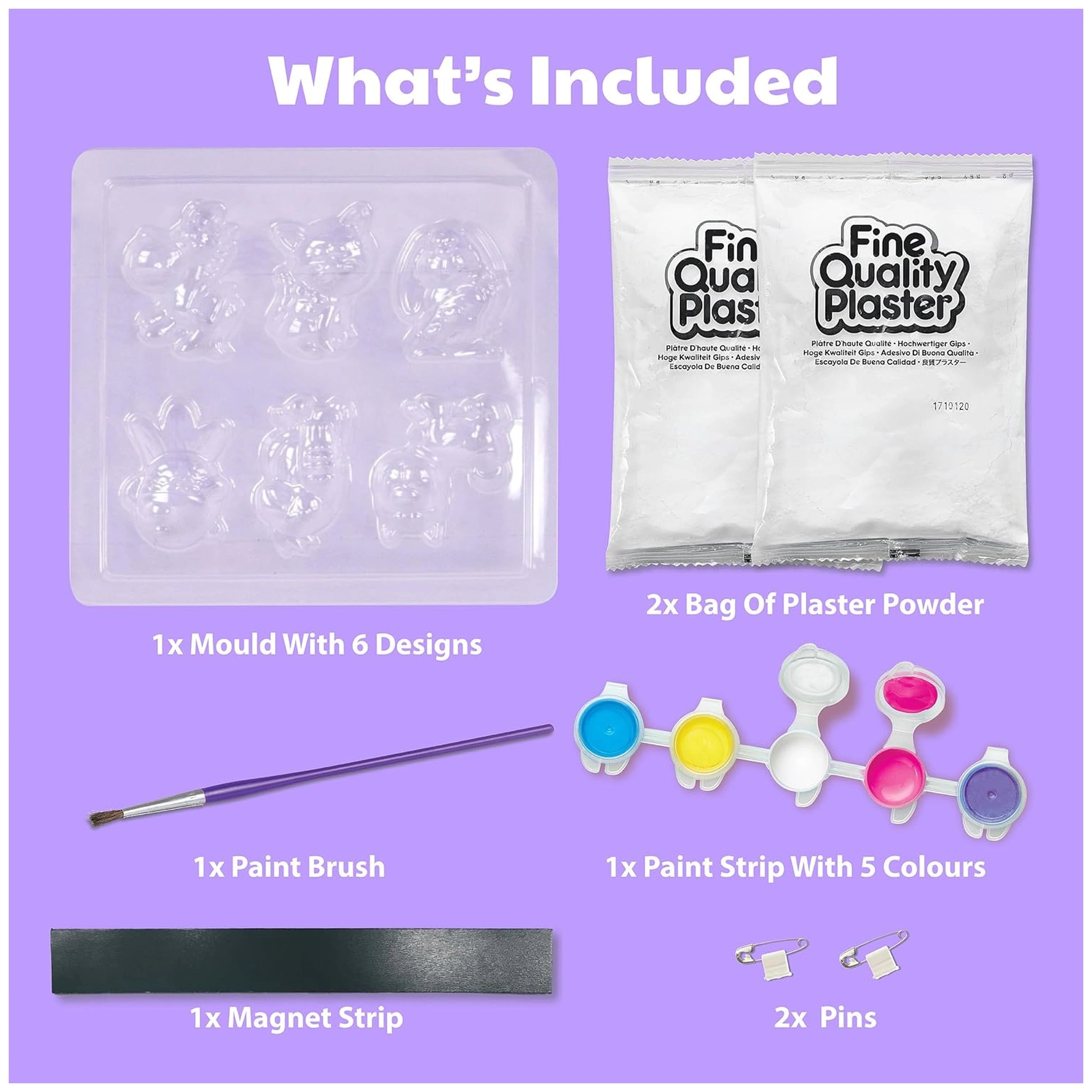 4M - Mould-and-Paint-Mermaid-Magnets - Knutselen en Ambachten