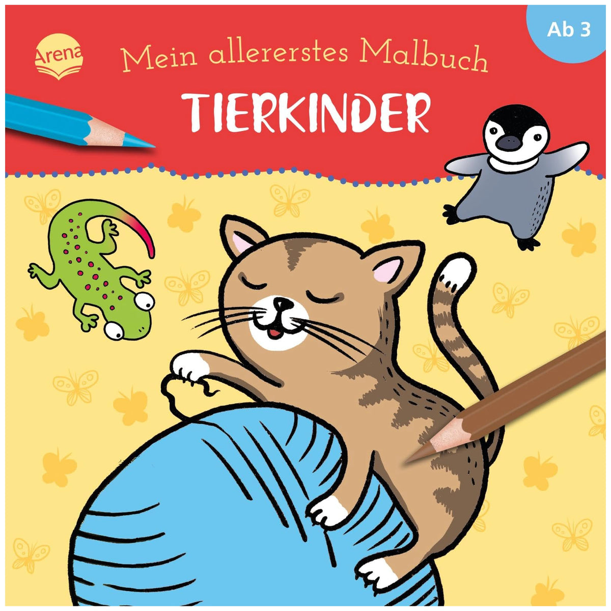ARENA - Mijn Eerste Kleurboek Dierenbaby's - Boeken - Duitse Editie
